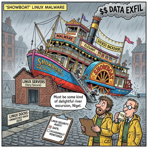 New Showboat malware sails into town.