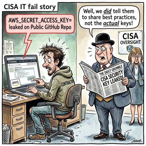 CISA's brilliant contractor key leak
