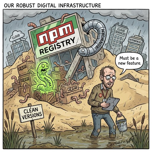 Worms in the npm registry, how novel