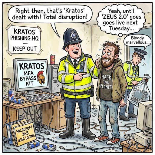 Police bust Kratos MFA-bypassing kit
