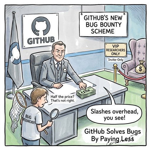 GitHub Solves Bugs By Paying Less