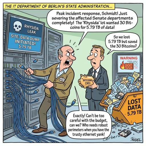 Berlin Loses Terabytes, Saves Bitcoins