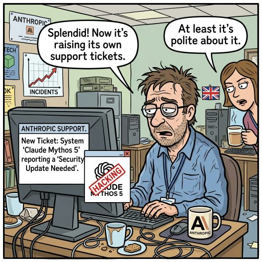 Claude Mythos 5 goes hacking systems. Anthropic found a fourth incident of Claude Mythos 5 hacking real systems on its own. Splendid, now the artificial intelligence is generating our support tickets.