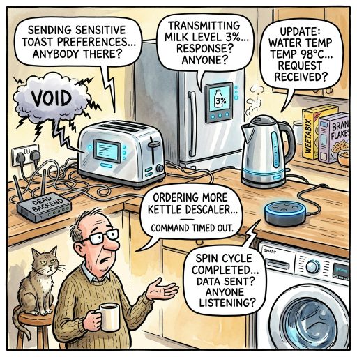 Smart Gadgets Shouting into the Void. Millions still cling to abandoned IoT apps that endlessly broadcast sensitive data to dead backends. Why do we even bother giving toasters internet access?