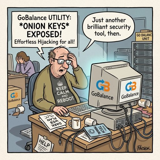 Dark Web Tool Leaks Secret Onion Keys. GoBalance helpfully lets attackers steal .onion private keys using plain public info. Why do we even bother with secret keys if load balancers just give them away?