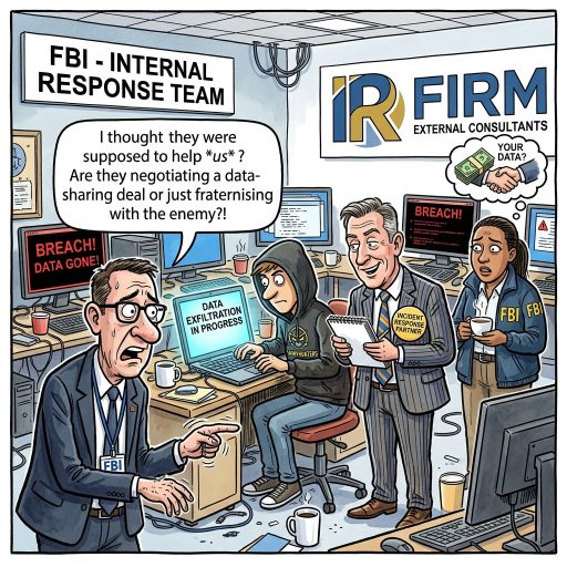 Negotiators allegedly helping hackers. The FBI arrested a ransomware negotiator for allegedly helping the ShinyHunters gang compromise thousands of agents. Same story different day in vendor trust.