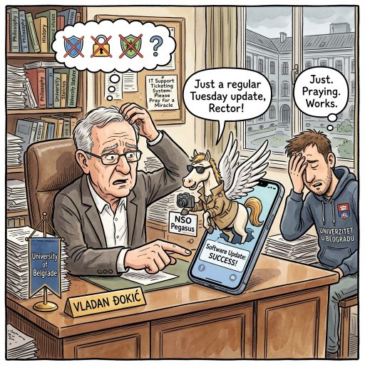 Pegasus Visits Another Lucky iPhone. NSO Group's Pegasus spyware managed to infect a Serbian university rector's iPhone in 2026. Why do we even bother buying supposedly secure phones?