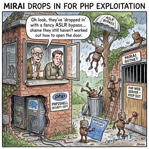 Mirai Drops In For PHP Exploitation